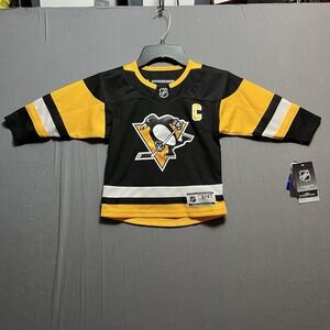 Sidney Crosby Pittsbuegh Penguins Jersey Sz 2/4T Toddler Child Baby NHL
